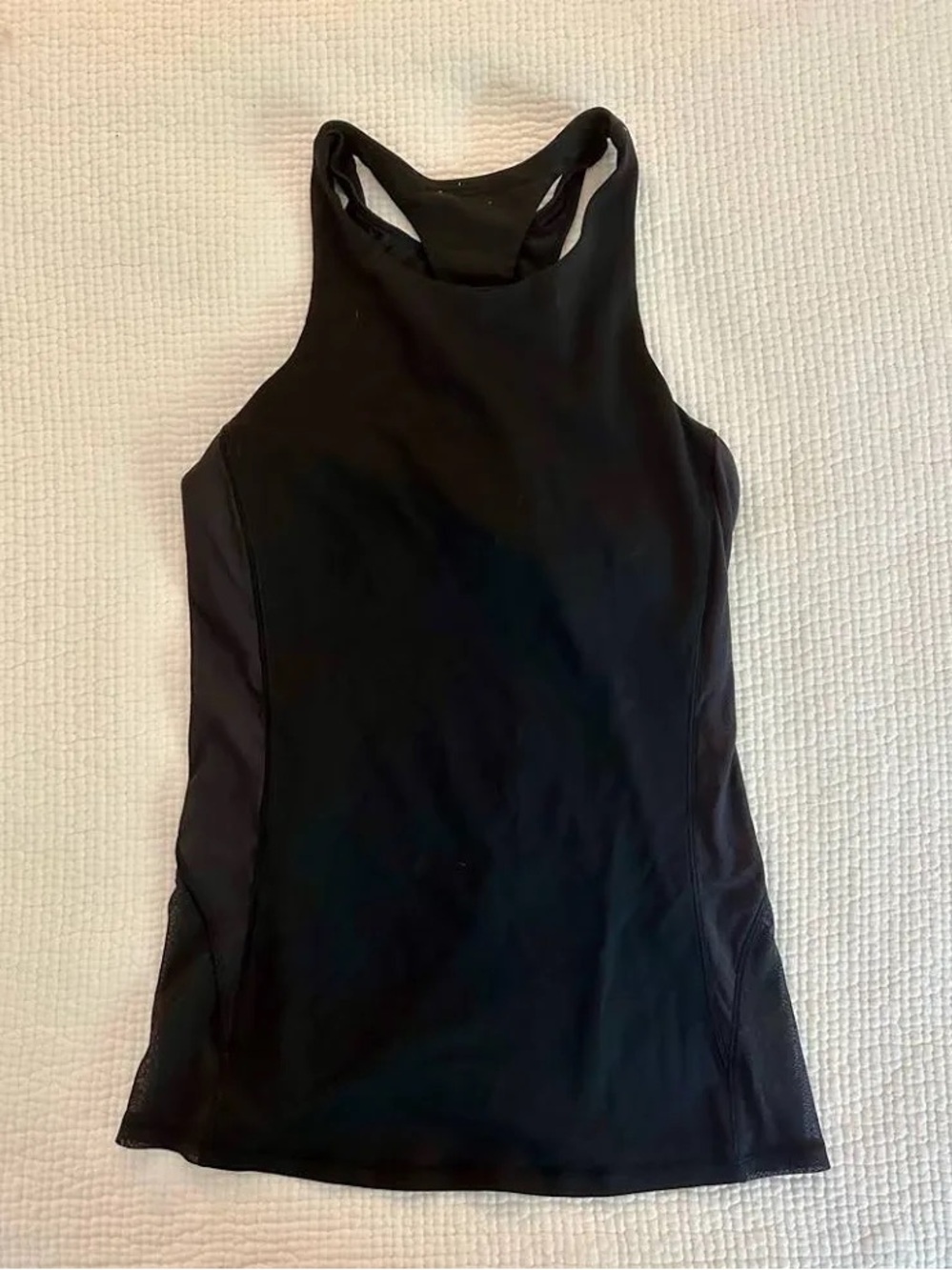 lululemon athletica Black High-Neck Racerback Tank